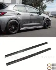 For 23-Up GR Corolla | GR Package Matte Black Add On Side Skirts Rocker Panels