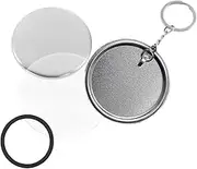 Button Maker Keychains Supplies,58mm/2.25 Inch Pin Making Kit for Button Maker Machine,Metal Button Badge Sets