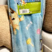 Bluey & Bingo Plush Sugar Bounce Throw Blanket Bluey & Friends Soft - NWT