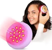 LUNA 4 Hair 2-In-1 Head Massager for Hair Growth with Red Light Therapy - Silicone Scalp Massager & Cleanser - Electric Scalp Massager for Regrowth