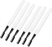 FOMIYES Eyebrow Makeup Brush 6pcs Mascara Lash Wands Eyelash Spoolie Set for Women