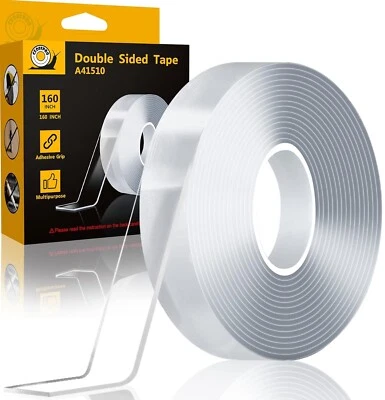 Double Sided Mounting Tape Heavy Duty Nano Tape Hat Picture Hanging Strips Two S