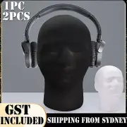 1/2PCS Male Foam Styrofoam Mannequin Manikin Head Stand Model Wig Hat Display AU