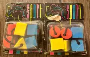 1990 Goody Sport Foam Ponytailers 2911 Ponytail Holders Multi Colored 12 Sealed!