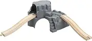 Generic Wooden Train Track Set with Mountain Tunnel, Tunnel and Track