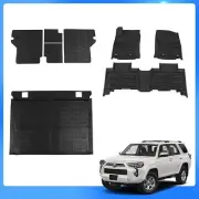 Fit 2010-23 Toyota 4Runner Trunk Mat+Backrest Mats+Floor Mats, W/O Sliding Tray (for: Toyota)