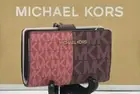 Michael Kors Jet Set Wallet Mid Sz Oxblood