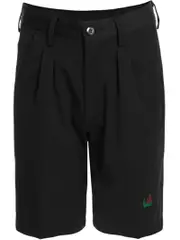 Snr Black College Deluxe Shorts With Emb