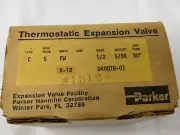 Parker 040078-01 Thermostatic Expansion Valve 5-Ton 1/2" Inlet 5/8R Outlet