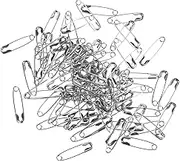 jojofuny 500pcs Heavy Duty Crafting Safety Pins Invisible Lock Design Brooch Clips for Clothing Tags Discreet Fastening Pins for Sewing Jewelry Making and Accessories