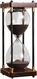 Vintage Hourglass - Stylish Sand Timer - 60 Minute Sand Hour Glass Timer Ornament, Suitable for Children Teachers Classroom Games