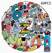 60 STICKERS! No Duplicates - Alphabet Lore Stickers Birthday Gift