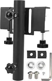 NDNCZDHC Truck Bed Flag Pole Holder Steel High Strength Black Powder Coat Pickup Truck Flagpole Mount for Pickup Bed Rail
