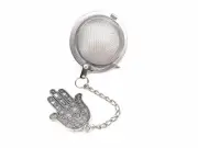 Hamsa Hand Tea Ball Infuser | Buddhist Symbol | Stainless Steel Strainer