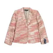 Kasper Blazer Women’s 16P One Button Lined Colorful Ships Within 1 Business Day