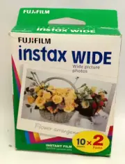 20 EXP Fuji FILM Instax WIDE sealed BOX expired 8/12 color INSTANT print FILM