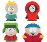 SOUTH PARK CHARACTERS Iron on / Sew on Patch Embroidered Badge Cartoon Cartman