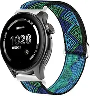 Lamshaw Compatible with Cubitt Viva Pro Smart Watch Band, Stretch Elastics Nylon Adjustable Replacement Strap Accessories Compatible for Cubitt Viva Pro, Viva, Aura Pro, Aura Smart Watch