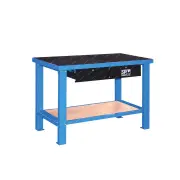 SP Tools Heavy Duty Workshop Bench - Rubber Worktop 34 Litre Storage Capacity