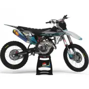 Ninetwo Decals GAS GAS MC65 24-25 Teal Grey w/ Black BGS Leopard Graphics Kit