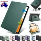 For Samsung Galaxy Tab S7 FE S8 S9 Plus S10 Smart Rotate Flip Leather Case Cover