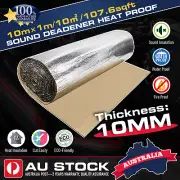 10m² Sound Deadener Heat Insulation Noise Proofing self-adhesive Foam for FORT (for: Subaru)