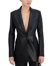 Bcbgmaxazria Faux Leather Blazer