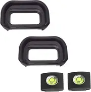 Eyepiece Eyecup Viewfinder Eye Cup for Sony Alpha Sony A6600 A6500 A6400 Digital Camera for viewfinder (2-Pack),ULBTER FDA-EP17 Eyepiece Eye Cup with Hot Shoe Cover