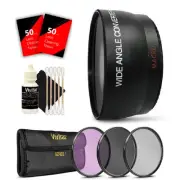 52mm Wide Angle Lens Kit for Canon EOS Rebel T6i T6 T5 and All Canon DSLR Camera