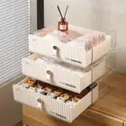 with Divider Drawer Storage Box Stackable Storage Cabinet Closet
