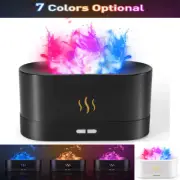 7 Colors Air Humidifier Simulated Flame Household Office Small Atmosphere Light