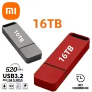 USB 4/8/16 TB, Metal USB 3.2 High Speed Transfer Mini Flash Drive Memory U Drive