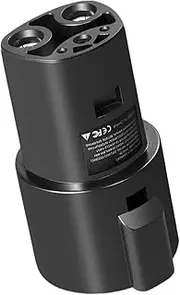 J1772 Charging Adapter Compatible for Tesla Model 3 Y S X, Only Compatible for Tesla to Type 1 Max 60A AC Compatible Fast Charger