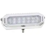 Narva 9-33 Volt LED Dual Colour Blue/White Deck Work Lamp Flood Beam With White Housing - 72443BW