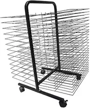 38-Tier Art Easel Clothes Rack Double Sided Storage Clothes Rack,Great for Educational Schools and Art Club Rack,Space Saving Rack