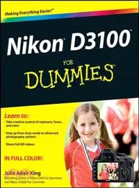 在飛比找三民網路書店優惠-Nikon D3100 for Dummies