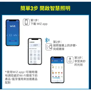 『飛利浦PHILIPS』 台灣原廠 PW019 WiZ 13W LED全彩燈泡 E27 110V APP智慧可調光