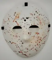 Handmade Bloody Jason Voorhees Friday The 13th Hockey Mask Halloween