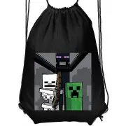 Gym bag kids in black with Minecraft black s black Barn