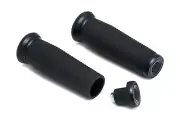 Kuryakyn 5951 Thresher Motorcycle Grips, 7/8" Universal, Satin Black