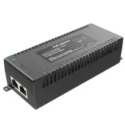 ENS Single Port Power Over Ethernet Gigabit PoE Injector Adapter, 30W 48V DC
