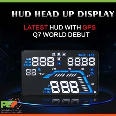 Q7 5.5" Head Up Display GPS Windscreen Speedometer Projector For Mazda Protégé (for: Mazda)