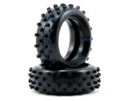 Schumacher "Block" 1/10 Buggy Front Carpet Tires (2) (Blue) #T693