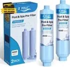 Garden Hose Filter for Filling Hot Tub/Pool/Spa, Greatly Reduces Sediment, Chlo