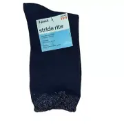 NWT 3 Pack Stride Rite Girl’s Ruffled Glittery Socks Size 13-4 Back to School