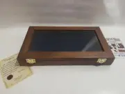 Casket Display Stand IN Wood for Knives Wood Display Case For Knives