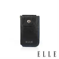 在飛比找ETMall東森購物網優惠-【ELLE HOMME】ELLE真皮鑰匙收納包 (黑色)