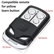 For Chamberlain Garage Door Opener Key Chain Remote Yellow Learn Buttton
