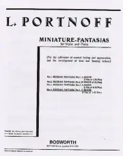 Portnoff - Russian Fantasy No 4 E Minor Violin/Piano (Softcover Book)
