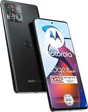 [Motorola] Mobility Moto Edge30 Fusion Smartphone (6.55 Inch FHD+ Display, 50 MP Camera, 8/128 GB, 4400 mAh, Android 12), Cosmic Grey, Includes Protective Cover + Car Adapter [Exclusive to Amazon]